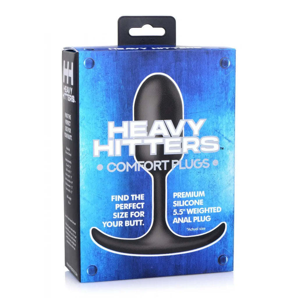 Heavy Hitters™ Premium Silicone Weighted Anal Plug - Butt