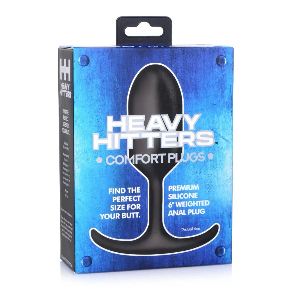 Heavy Hitters™ Premium Silicone Weighted Anal Plug - Butt