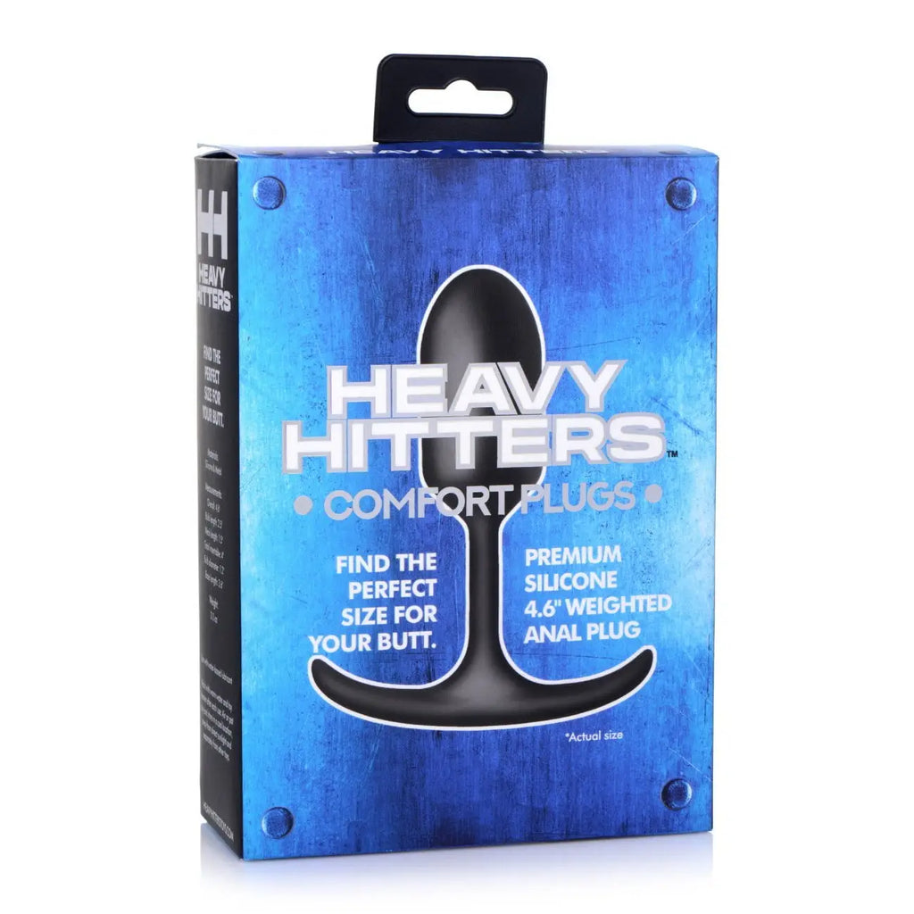 Heavy Hitters™ Premium Silicone Weighted Anal Plug - Butt