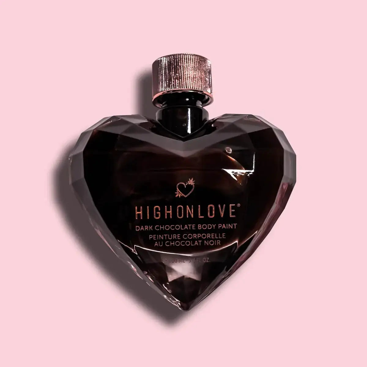 High on Love® Love Dark Chocolate Body Paint with Hemp Seed Oil – 100mL