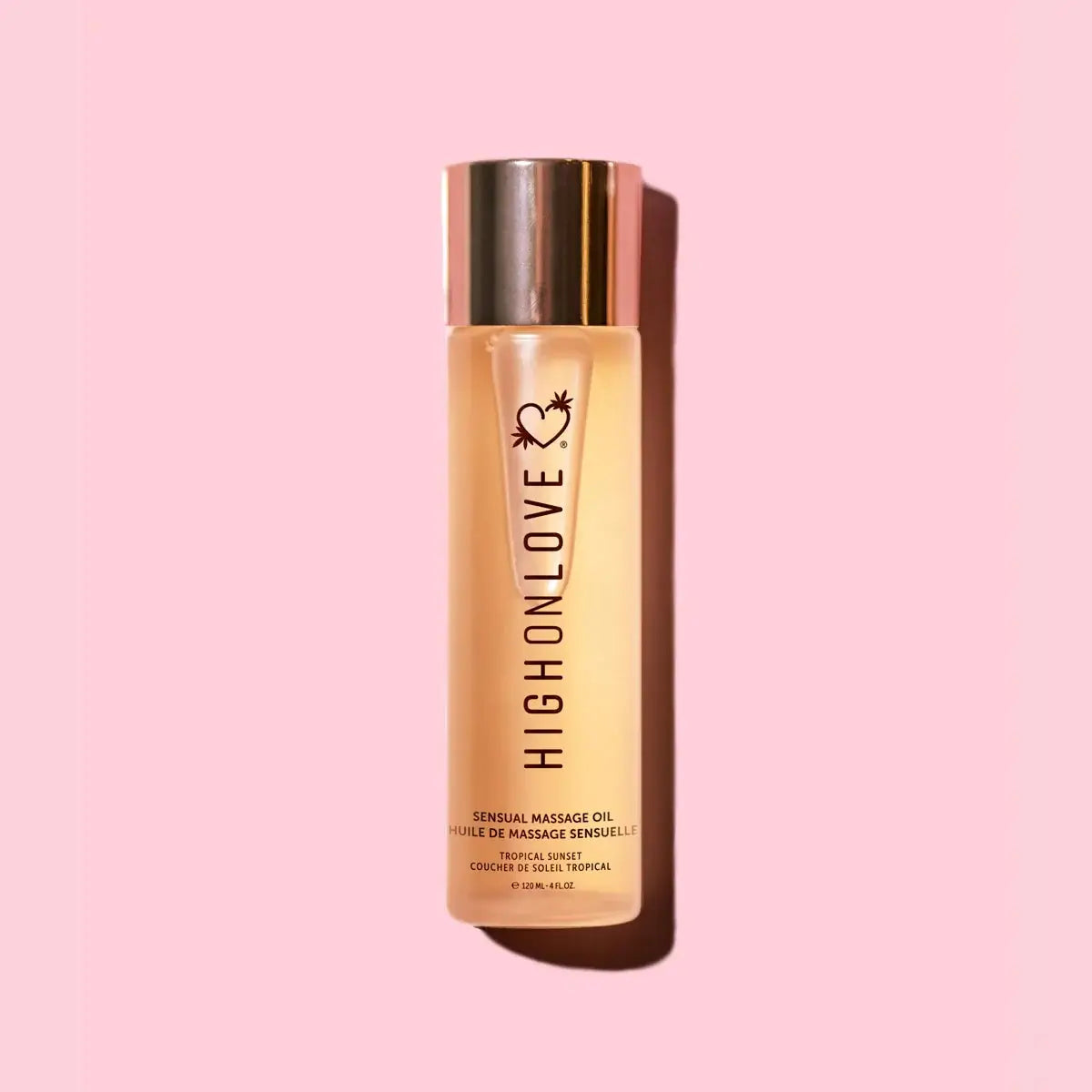 High on Love® Love Nourishing Massage Oil | Edible Vegan & Hemp-Infused