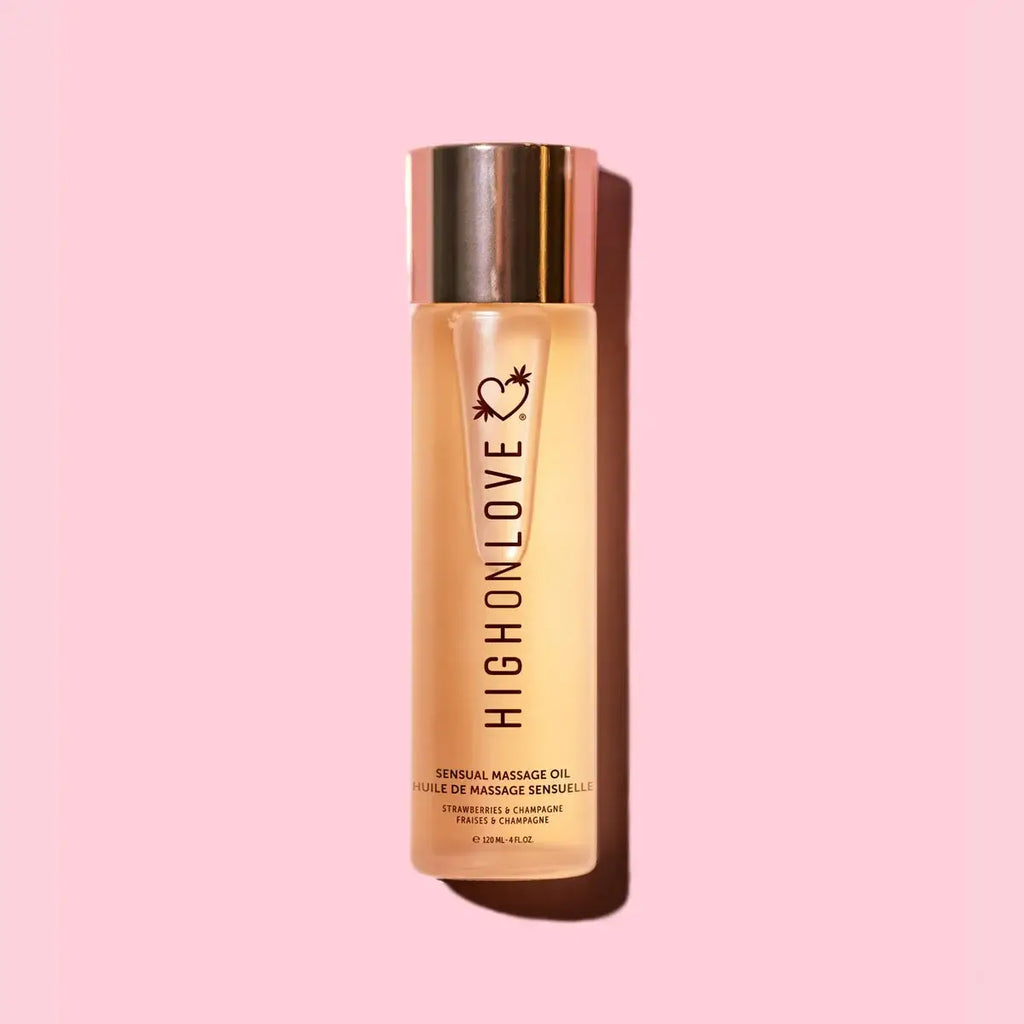High on Love® Love Nourishing Massage Oil | Edible Vegan & Hemp-Infused