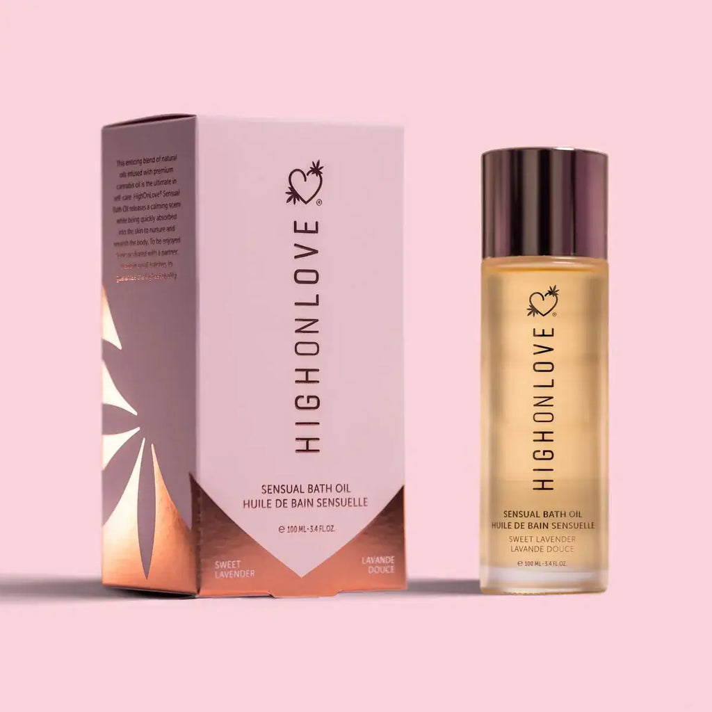 High on Love® Love Sweet Lavender Sensual Bath Oil | 3.4 fl. oz.