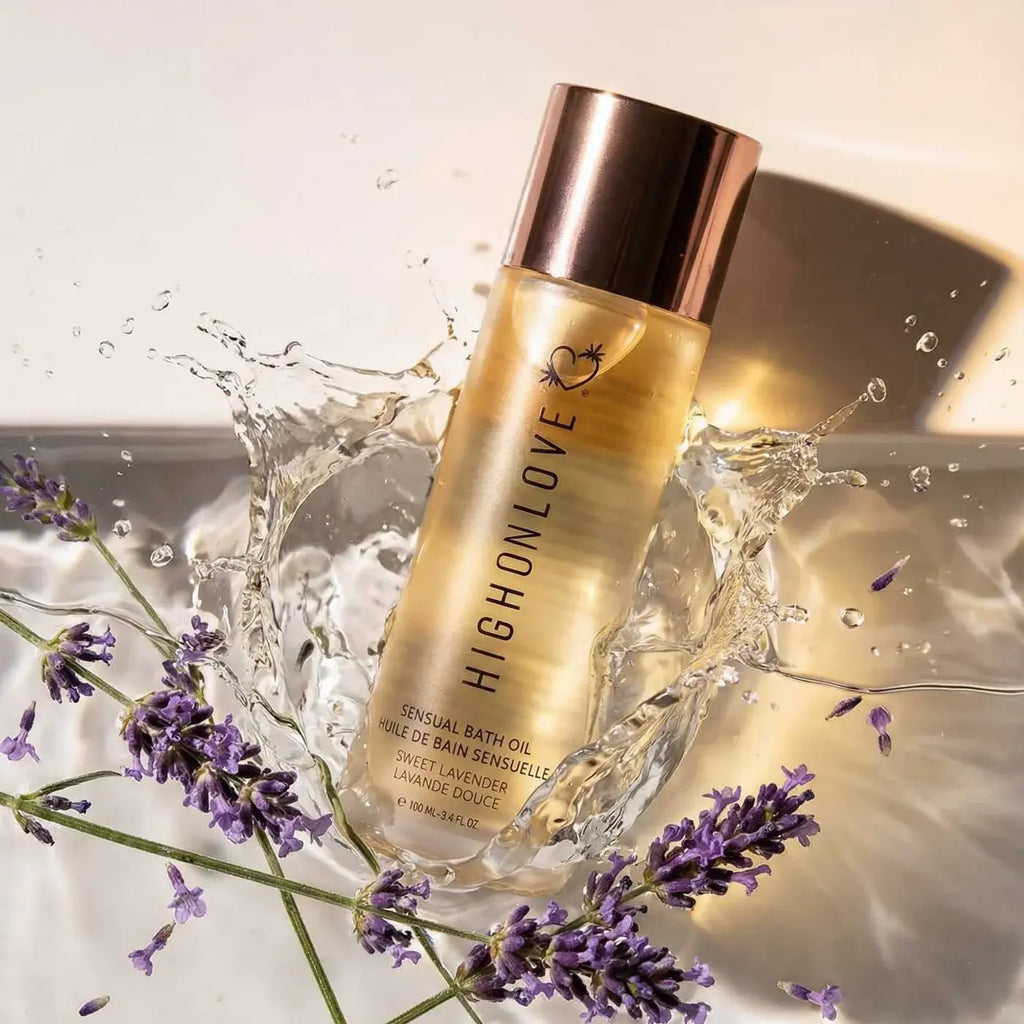 High on Love® Love Sweet Lavender Sensual Bath Oil | 3.4 fl. oz.