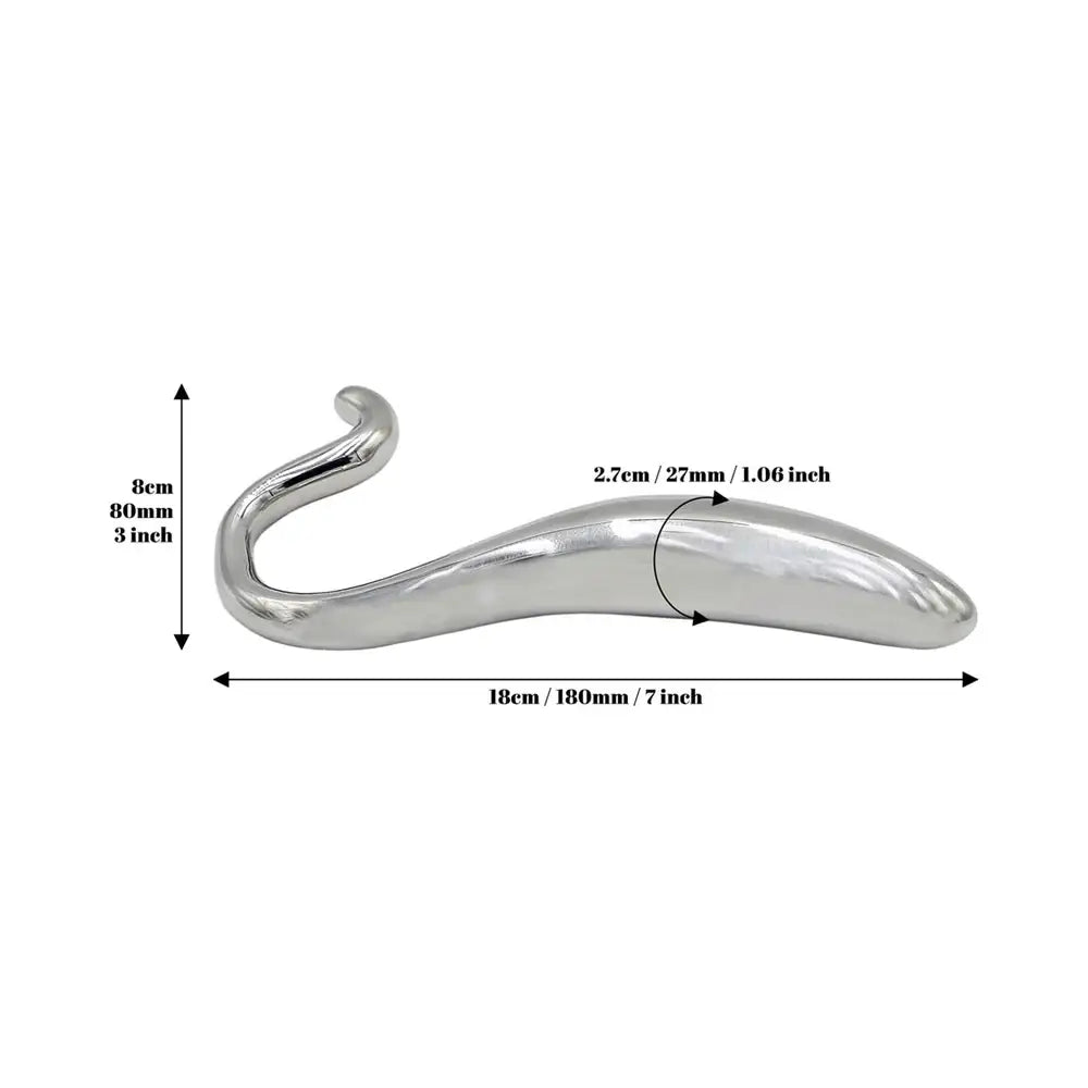 Hollow Stainless Steel Curved Wand