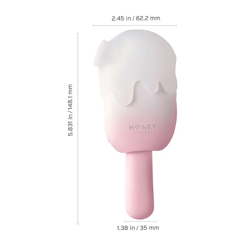 Honey Play Box Bite Me Sucking Tapping & Vibrating Cream Pop Stimulator - Rolik®