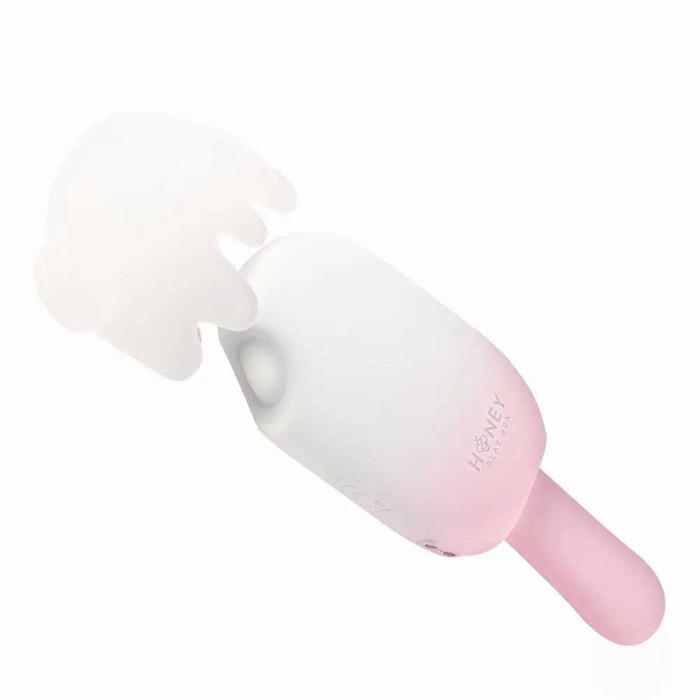 Honey Play Box Bite Me Sucking Tapping & Vibrating Cream Pop Stimulator - Rolik®
