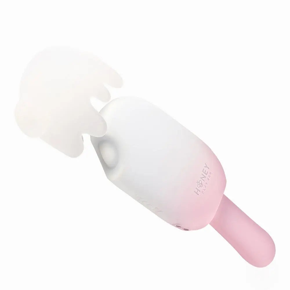 Honey Play Box Bite Me Sucking Tapping & Vibrating Cream Pop Stimulator - Rolik®