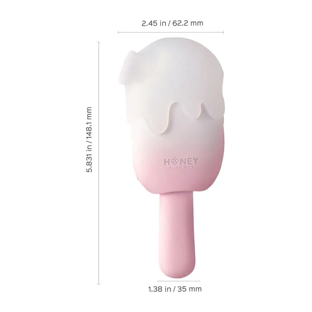 Honey Play Box Bite Me Sucking Tapping & Vibrating Cream Pop Stimulator - Rolik®
