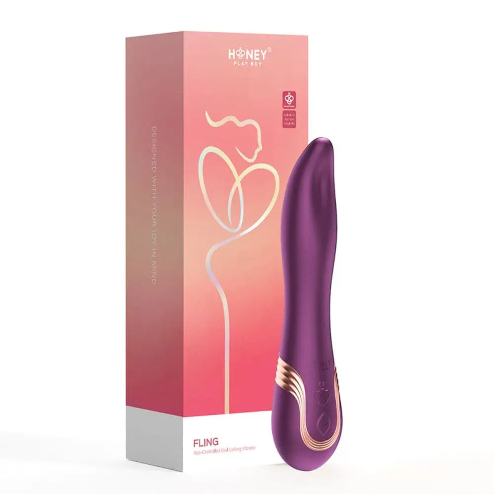 Honey Play Box Fling App - Enabled Tongue - Like Licking Vibrator - Rolik®