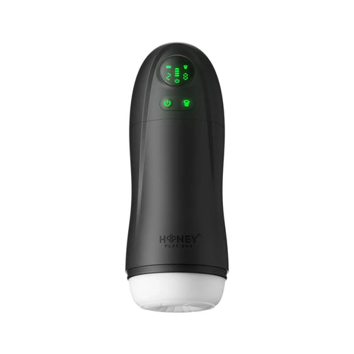 Honey Play Box Kai Pro App-Controlled Sucking & Vibrating Masturbator Black