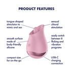Honey Play Box Satisfyer Tongue Player – Licking Clitoral Vibrator Mauve