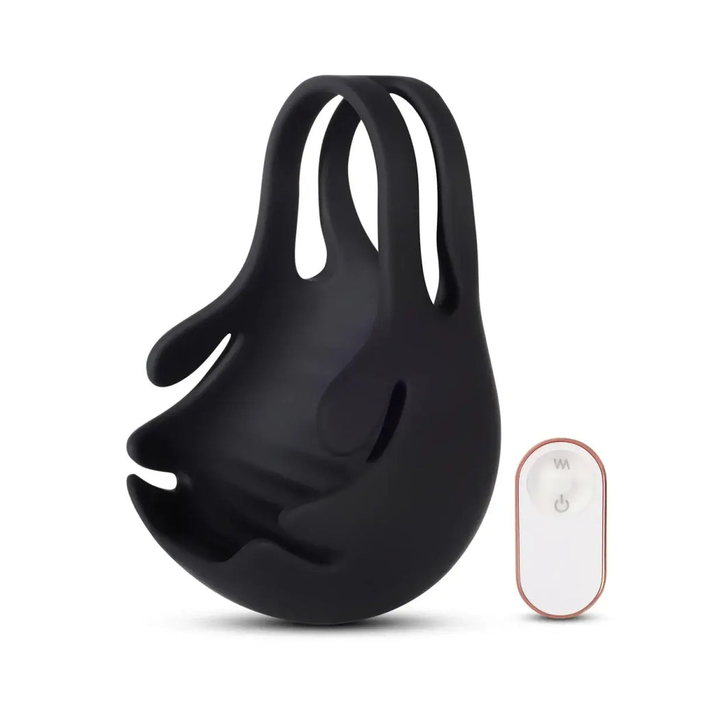 Honey Play Box Smitten Vibrating Scrotum C - Ring w/ Remote - Rolik®