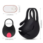 Honey Play Box Smitten Vibrating Scrotum C - Ring w/ Remote - Rolik®