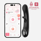 Honey Play Box Tempo Pressure-Sensing App-Controlled G-Spot Vibrator with Tapping