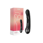 Honey Play Box Tempo Pressure-Sensing App-Controlled G-Spot Vibrator with Tapping Black