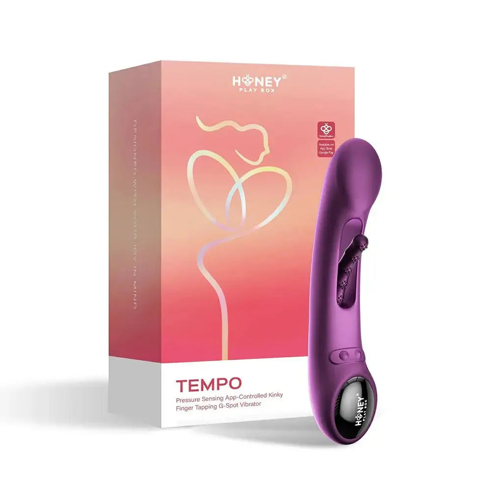 Honey Play Box Tempo Pressure Sensing App - Controlled Tapping G - Spot Vibrator - Rolik®