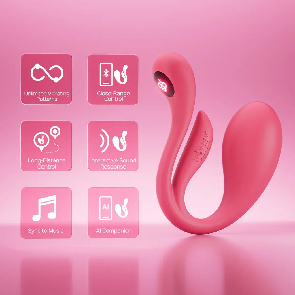 Honey Play Box Vibrosa Mini Wearable Vibrator – App-Controlled C G & U Spot Stimulator | Rolik®