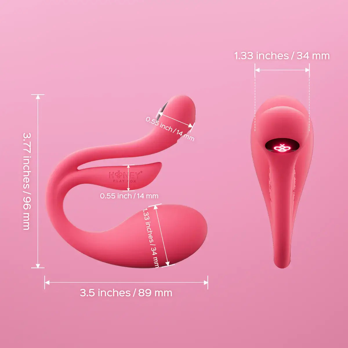 Honey Play Box Vibrosa Mini Wearable Vibrator – App-Controlled C G & U Spot Stimulator | Rolik®