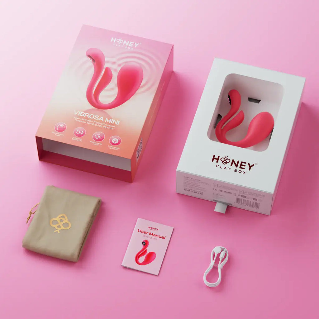 Honey Play Box Vibrosa Mini Wearable Vibrator – App-Controlled C G & U Spot Stimulator | Rolik®