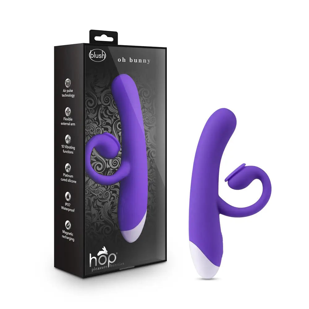 Hop Oh Bunny Rabbit Vibrator - Purple