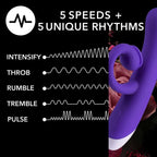 Hop Oh Bunny Rabbit Vibrator - Purple