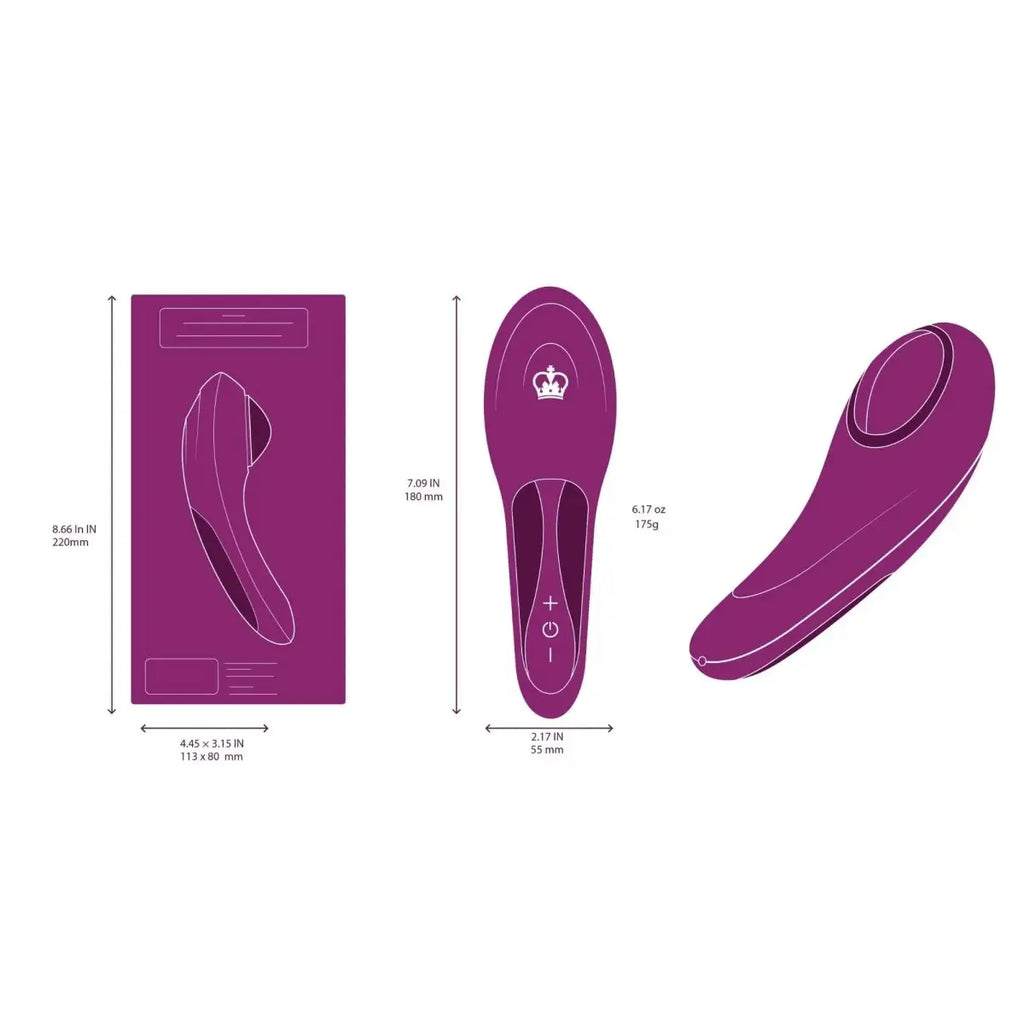 Hot Octopuss Pulse Queen Vibrator with PulsePlate Technology™ - Rolik®