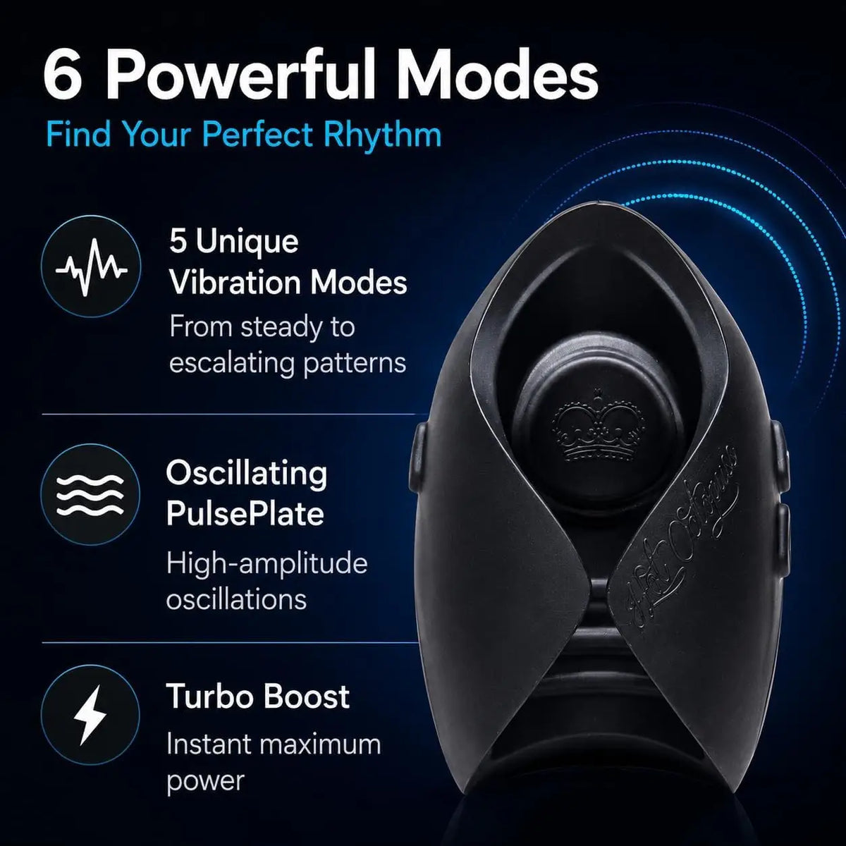 Hot Octopuss Pulse Solo Essential - Hands-Free Male Vibrator