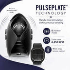Hot Octopuss Pulse Solo Lux Remote Control Masturbator Black