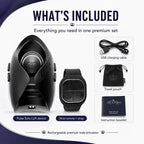 Hot Octopuss Pulse Solo Lux Remote Control Masturbator Black