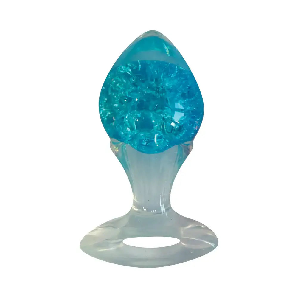Hott Products Cotton Candy Joy Gems Saphire Silicone Plug - Rolik®