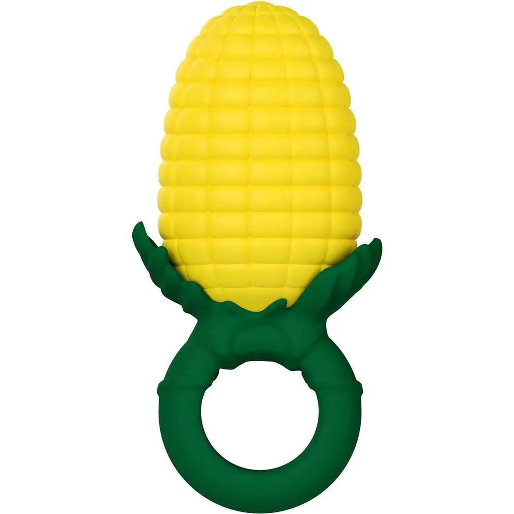 Hott Products Edgy Veggies Horny Corny Mini Vibrator Yellow