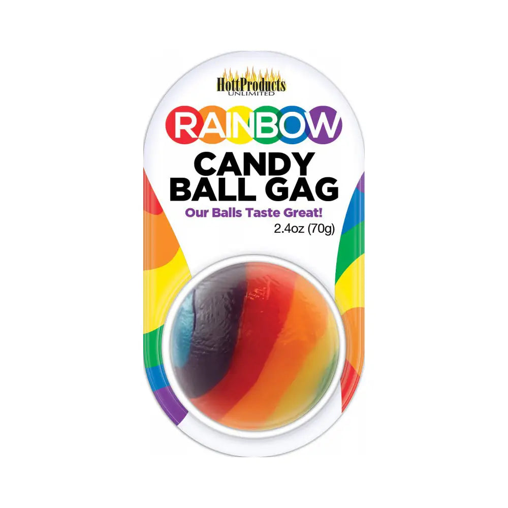 Rainbow Edible Candy Ball Gag - Rolik®
