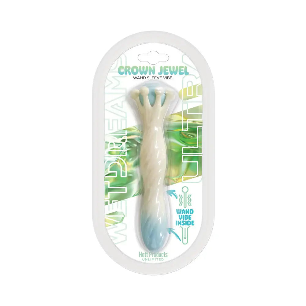 Hott Products Ultra Crown Jewel Liquid Silicone Sceptor Sleeve Vibrator - Rolik®