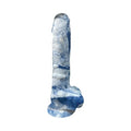 Zeus 7" Marble Effect Silicone Dildo - Rolik®