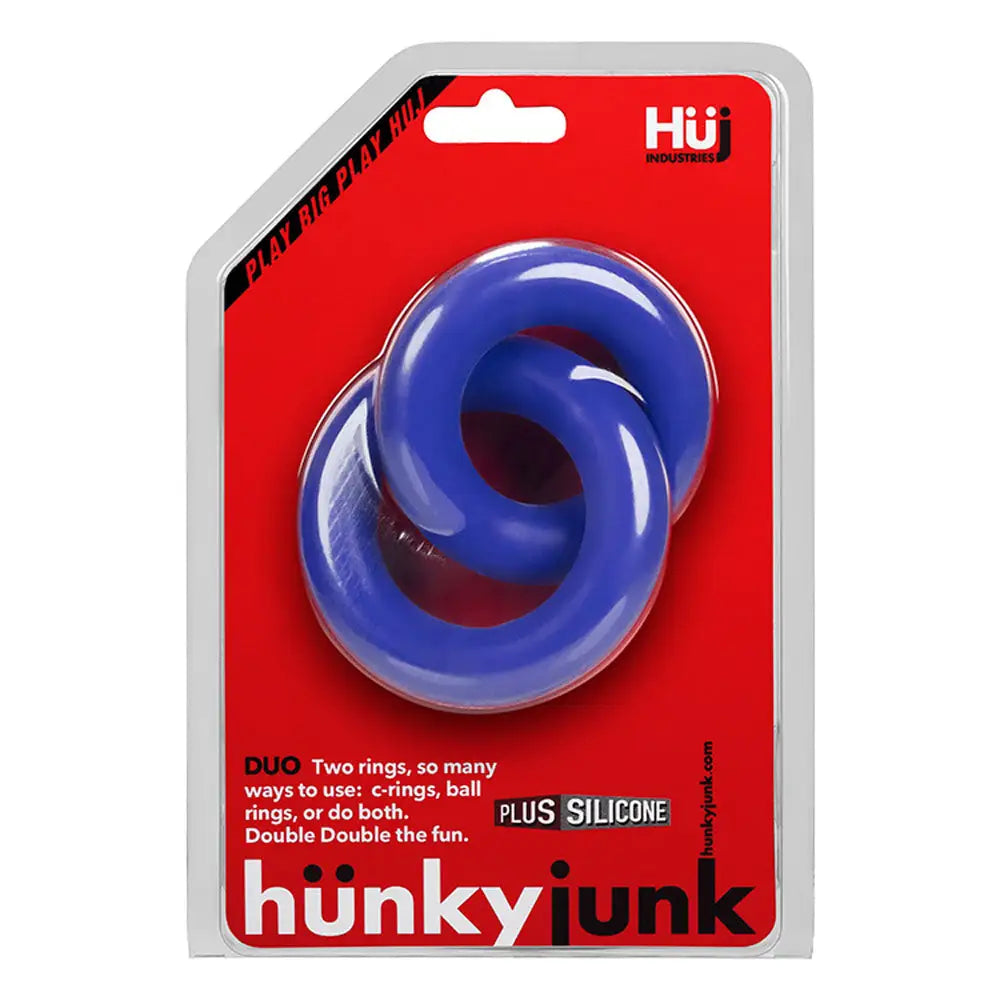 hünkyjunk Duo Linked C-Ring & Ball Ring