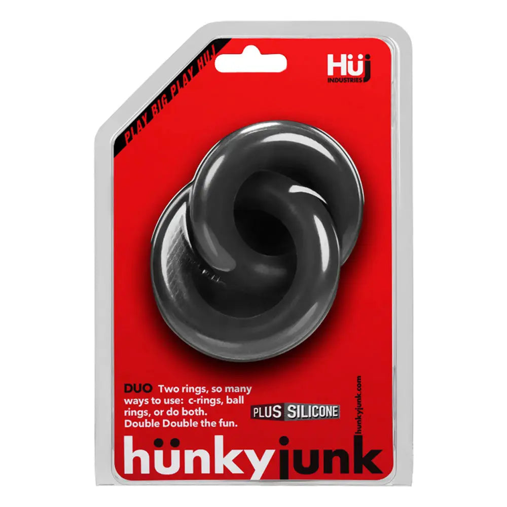 hünkyjunk Duo Linked C-Ring & Ball Ring