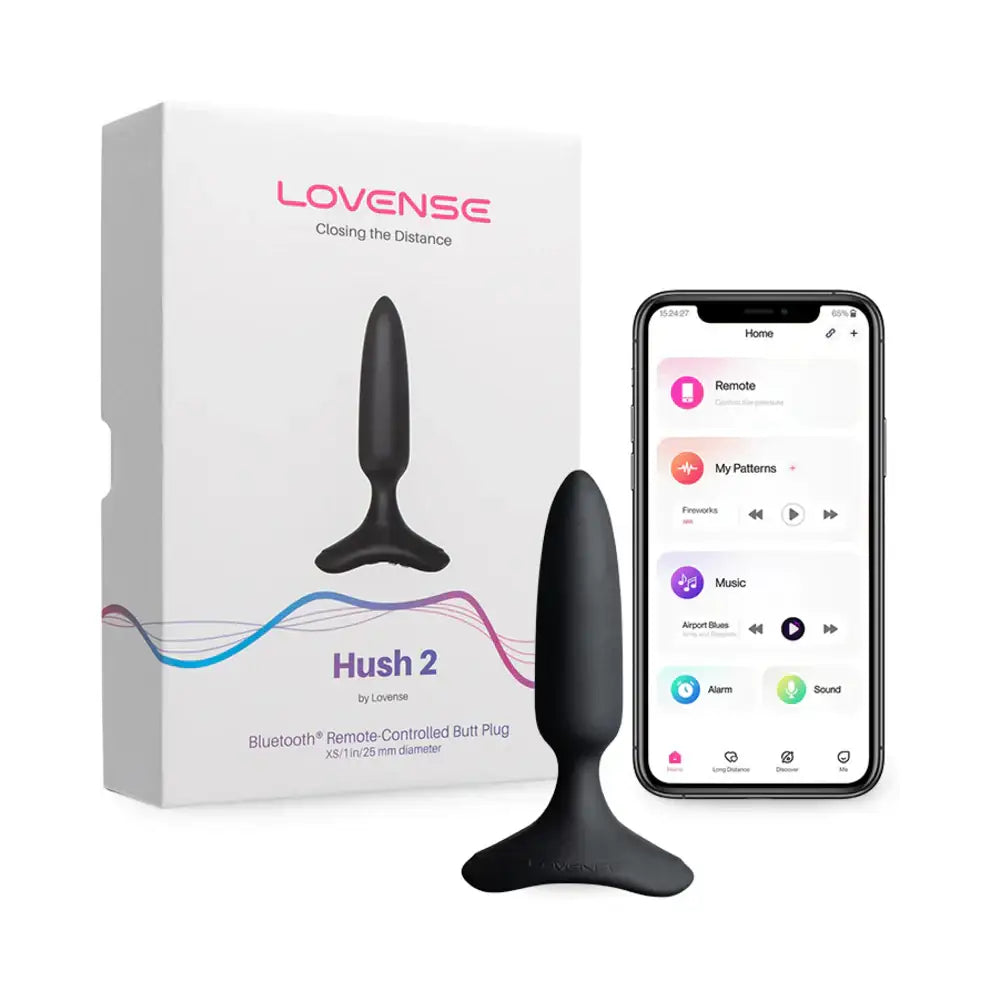 Hush 2 Bluetooth Remote - Controlled Butt Plug - 1’’