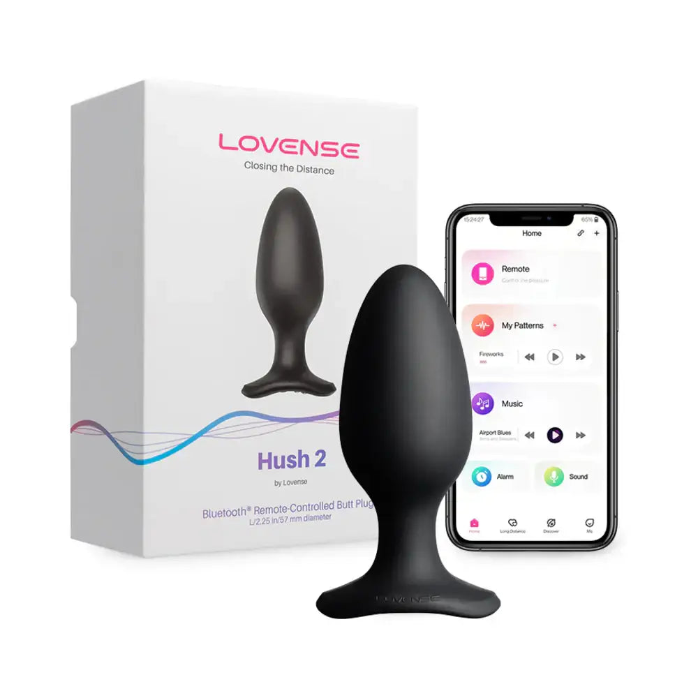 Hush 2 Bluetooth Remote - Controlled Butt Plug - 2.25’’