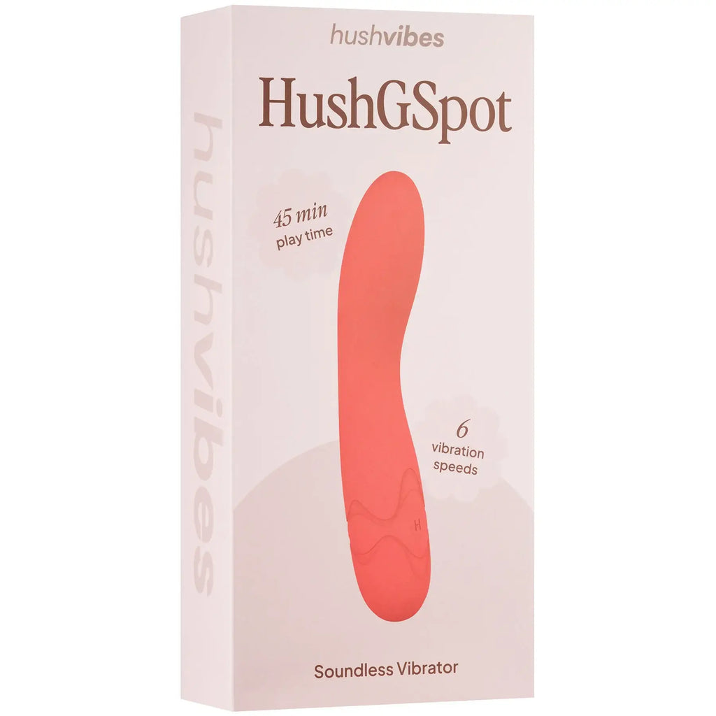 HushGSpot Soundless Vibrator - Coral