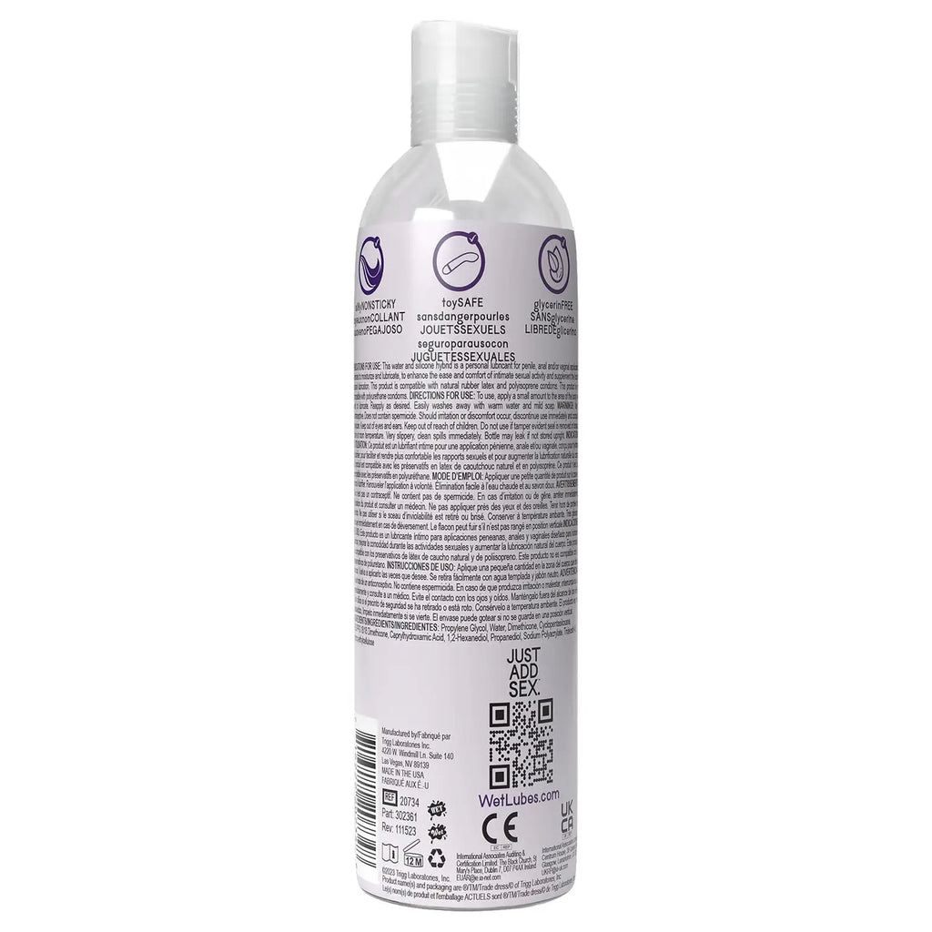 Hybrid Luxury Water/Silicone Lubricant