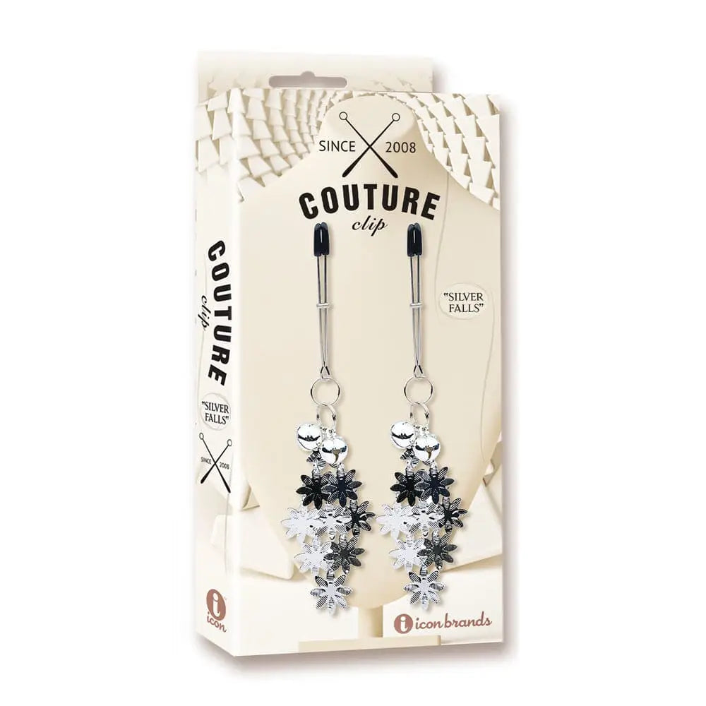 Couture Clips Silver Falls Luxury Nipple Clamps - Rolik®