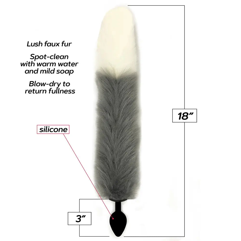 Foxy Fox Tail Silicone Butt Plug - Butt Plug