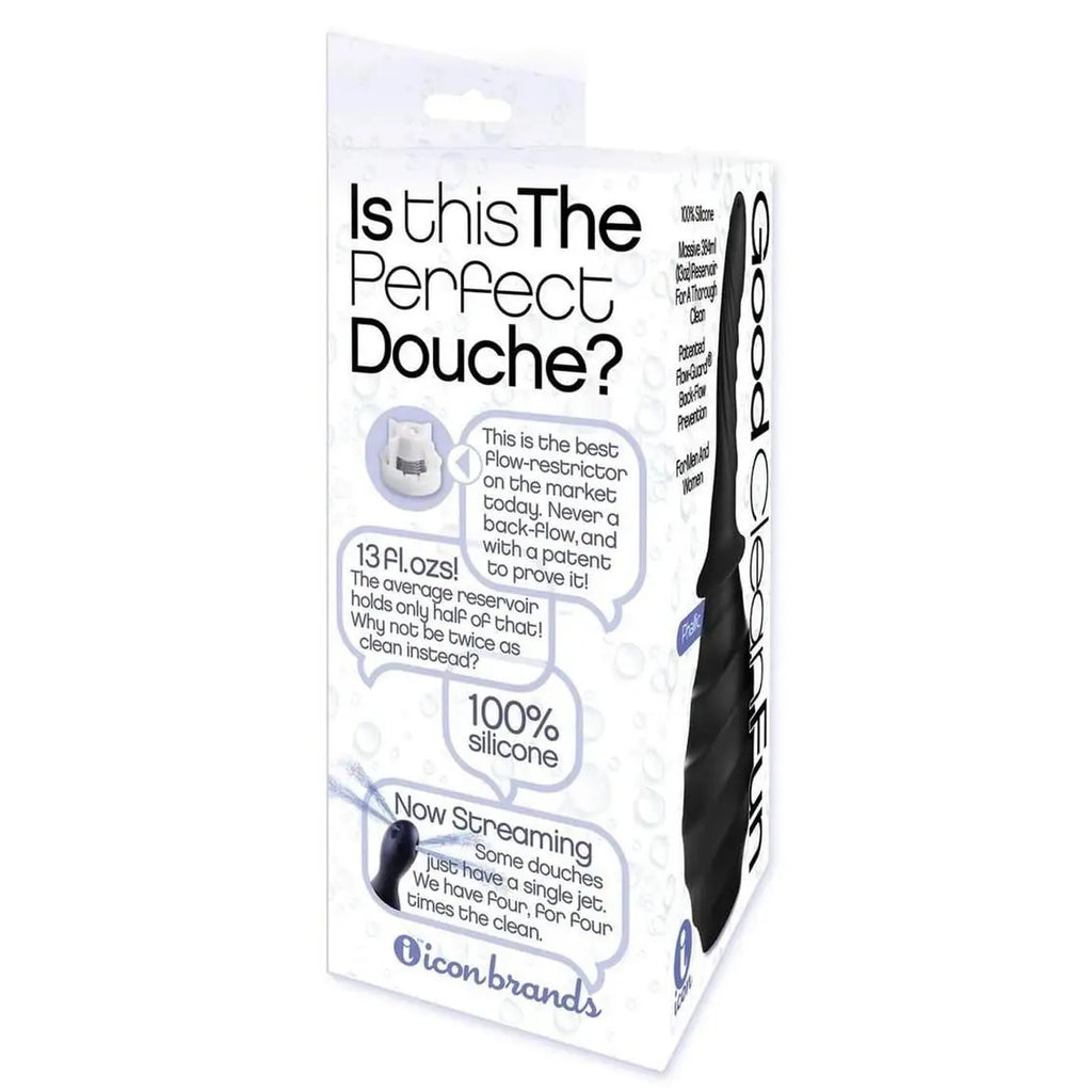 Icon Brands Good Clean Fun Silicone Anal Douche 13 fl. oz.