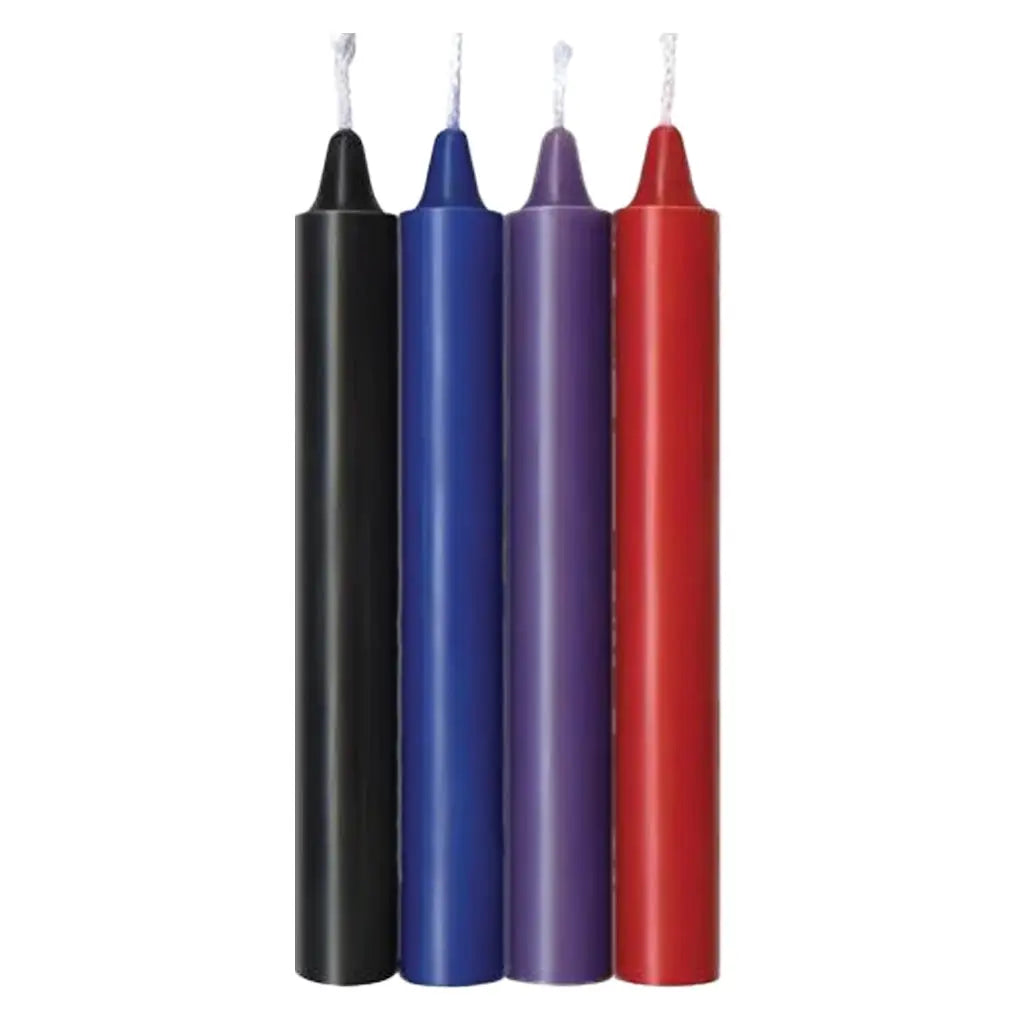 Icon Brands Make Me Melt Wax Play Candles - 4 Pack BDSM Drip