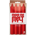 Icon Brands Make Me Melt Wax-Play Candle 4 Pack Red Hot - Rolik®