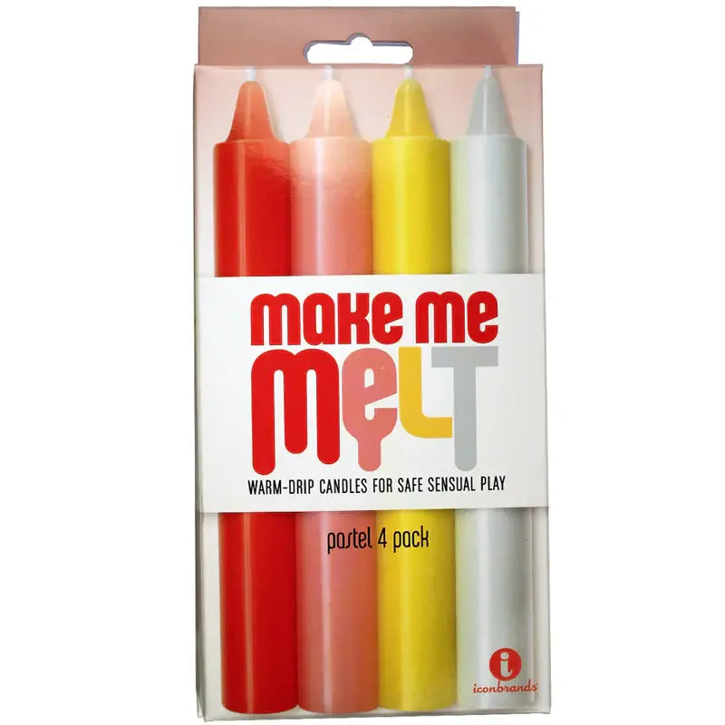 Icon Brands Make Me Melt Wax-Play Candle 4 Pack Pastel - Rolik®