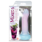 Icon Brands Mixers Blueberry Crush 8’’ Silicone Dildo - Premium Platinum Body-Safe Multicolor