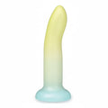 Icon Brands Mixers Lime Rickey 8’’ Silicone Dildo - Premium Ombre G-Spot Toy with Suction Cup Multicolor
