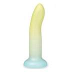 Icon Brands Mixers Lime Rickey 8’’ Silicone Dildo - Premium Ombre G-Spot Toy with Suction Cup Multicolor